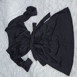 Express black wrap dress